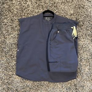 Figs Space Navy Scrub Set